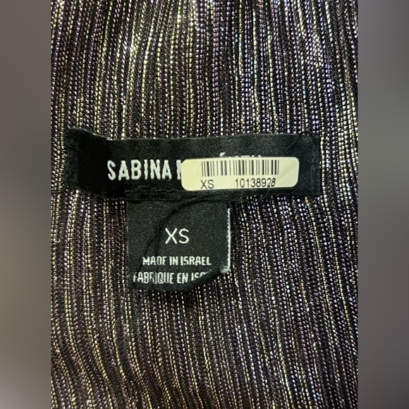 Sabina Musayev Helena Tiered Plisse Maxi Dress Multicolor Purple Size XS - Picture 3 of 8